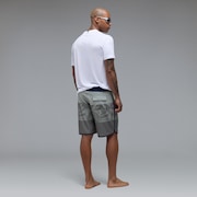 Session Rc 19" Boardshort - Cement Hibiscus Stripes​