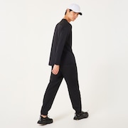 Slant Logo Print L/S Tee 12.0 - Blackout