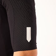 Gridskin Pinstripe SS Jersey - Blackout
