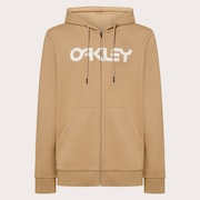 Teddy Full Zip Hoodie - Pebble