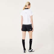 Elevate Squeeze Hem Polo - White