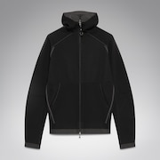 Latitude Veil 3D Knitted Hoodie - Pitch Black