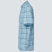 Pacific Button Down SS - Aviator Blue Check