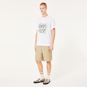 B1B Coral Tee - White