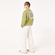 Mtl Ringed B1B Crew Sweatshirt - Fern