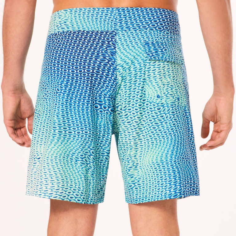 Cosmic Tides 18" Boardshort - Bubble Ellipse Green/Blue