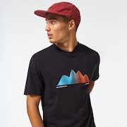 Graphic Waves Tee - Blackout
