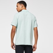 Oakley Jacquard Stripe Polo - Bay Green