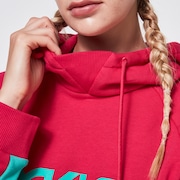 TNP Women's DWR Fleece Hoody - Rubine Red