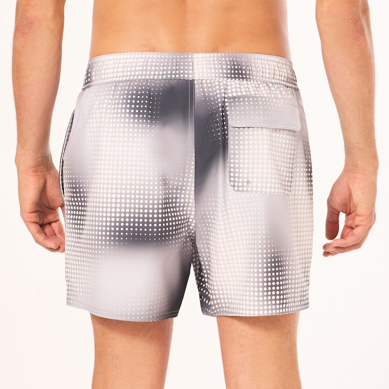 Sand Pixel Rc 16" Beachshort - Organic Spots Gray