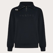 Elevate Bulge H/Z Pullover Fleece - Blackout