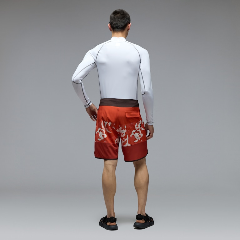 Session Rc 19" Boardshort - Camo Hibiscus Av Orange