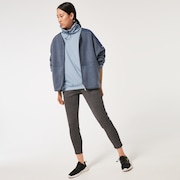 Radiant Fluffy Boa Jacket 4.0 - Dark Aqua