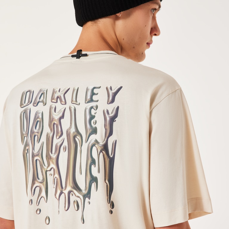 Stacked Metal Tee - Mist