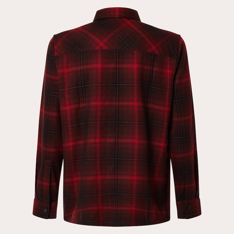 Butter Flannel Shirt - Black/Grenache Check
