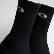 Meia Oakley Essential Crew Sock - 3 pares - Blackout
