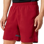 Enhance Slant Double Cloth Shorts 7Inch - Sundried Tomato