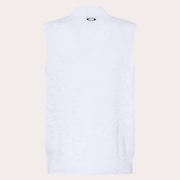 Skull Spotted Jacquard Vest - White