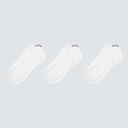 Short Solid Socks (3 Pcs) - White
