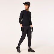 Point To Point 1/4 Zip Jersey - Blackout