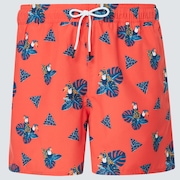 Toucan Tropics 16 Beach Short - Toucan Magma Orange