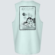 Interstellar Great Wave Tank Top - Bay Green