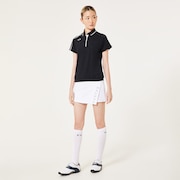 Elevate Squeeze Hem Polo - Blackout
