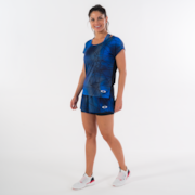 Bermuda Feminina Blur Fast 5'' - Sapphire