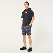 Enhance LT Fleece SS Hoody 15.0 - Black Heather