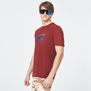Water Ellipse Short Sleeve Tee - Spicy Red