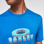 3D Repeat Bark Tee - Ozone