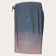 Sand Pixel Rc 16" Beachshort - Gradient Monogram Slate/Toadstool