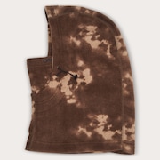 Printed Pile  Balaclava - Brown Clouds Print
