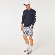 Slant Logo Print L/S Tee 6.0 - Fathom