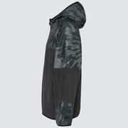 Wanderlust Fz Hoodie - Black/Mountain Td Print
