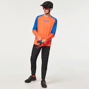 Factory Pilot Mtb LS Jersey - Scarlet Ibis