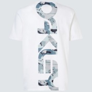 Oakley Camo Print Tee - White/Camo Gray