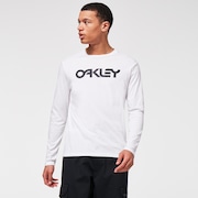 Mark II L/S Tee - White/Black