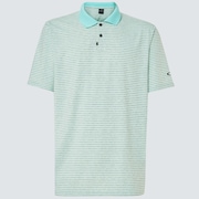 Oakley Jacquard Stripe Polo - Bay Green