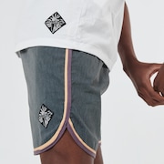 Bermuda Para Água Masc Mod Linear Threads Trunk Shorts - Blackout