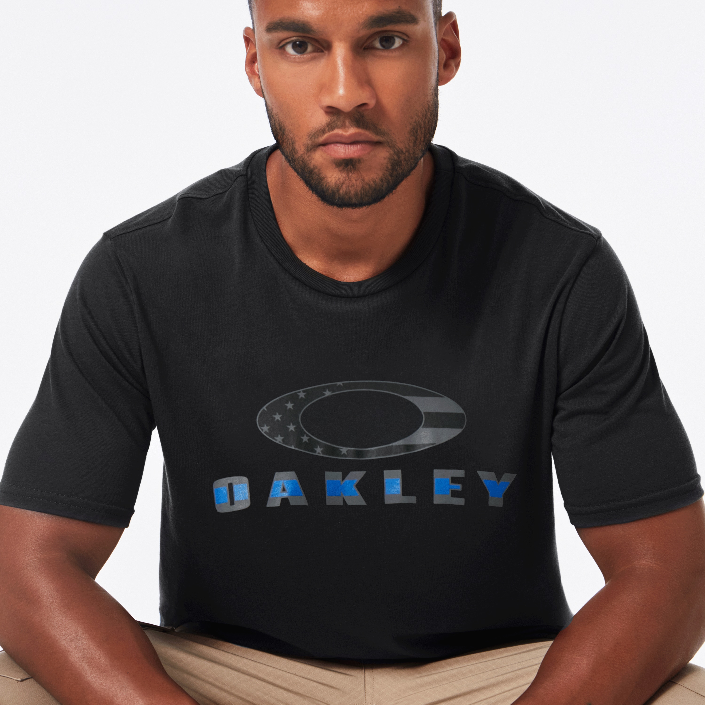 Oakley SI TBL Logo Tee in Blackout | Oakley® US