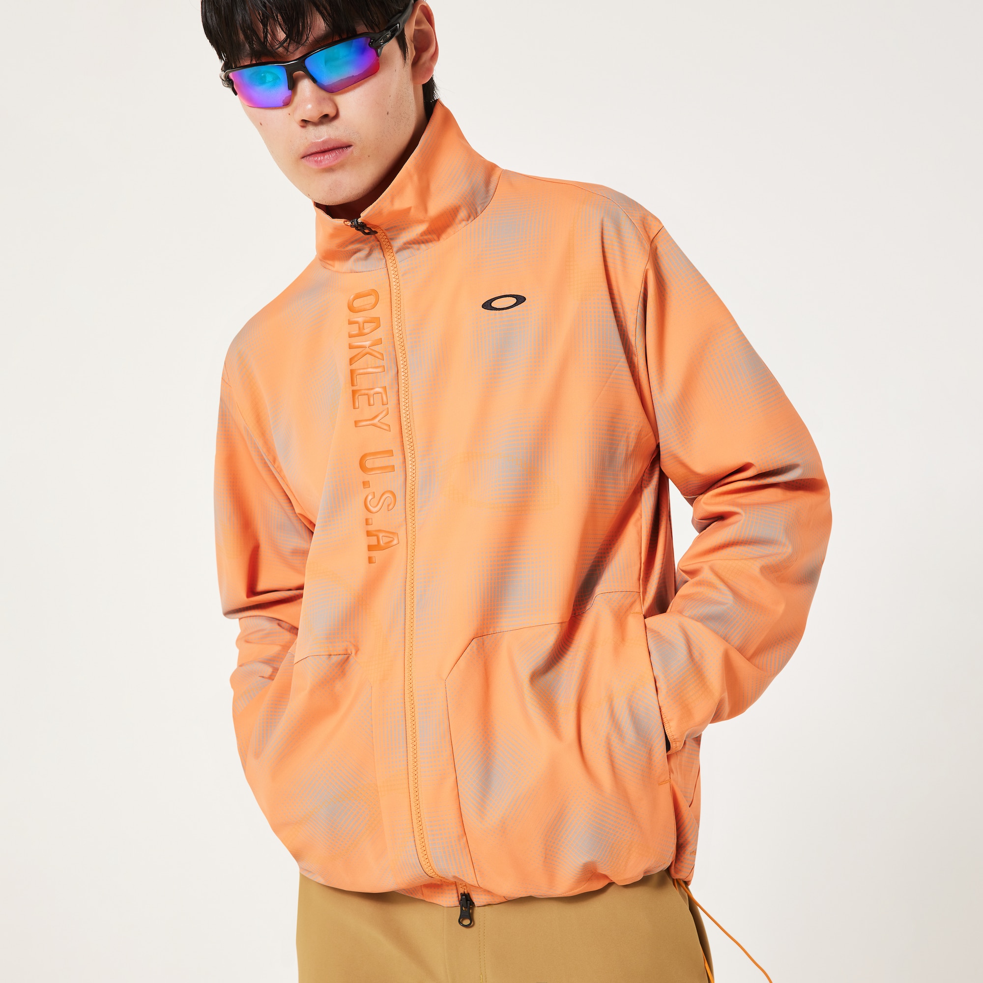 オークリー Ombre Wind Jacket Ad Orange | オークリー公式ストア 日本
