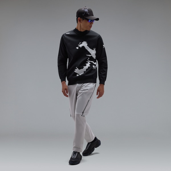 Skull Bold Sweater Mock Shirt