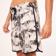 Session Rc 19" Boardshort - Rocks Print Gray