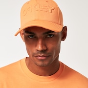6 Panel Stretch Hat Embossed - Soft Orange