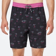 Tropics B1B Rc 18" Beach Short - Tonal Black