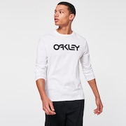 Mark II L/S Tee - White/Black