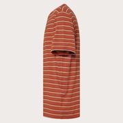 Relax Striped Tee - Grenache/Auburn Stripes