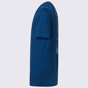 Circled Feathers B1B Tee - Poseidon