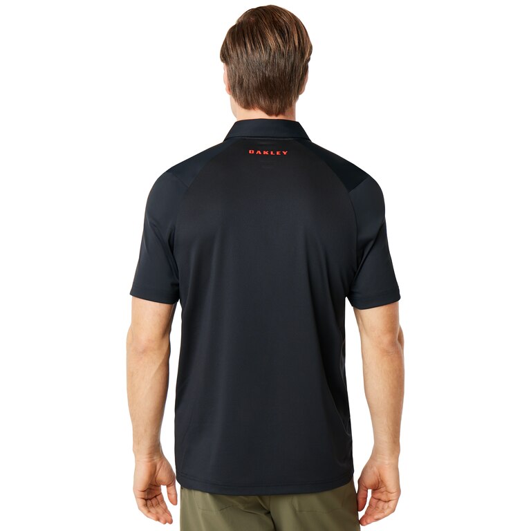 Exploded Ellipse Golf Polo Short Sleeve - Blackout